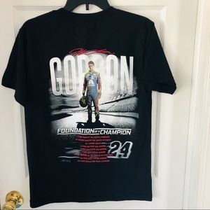 NWOT Jeff Gordon nascar race car graphic unisex cotton shirt size small